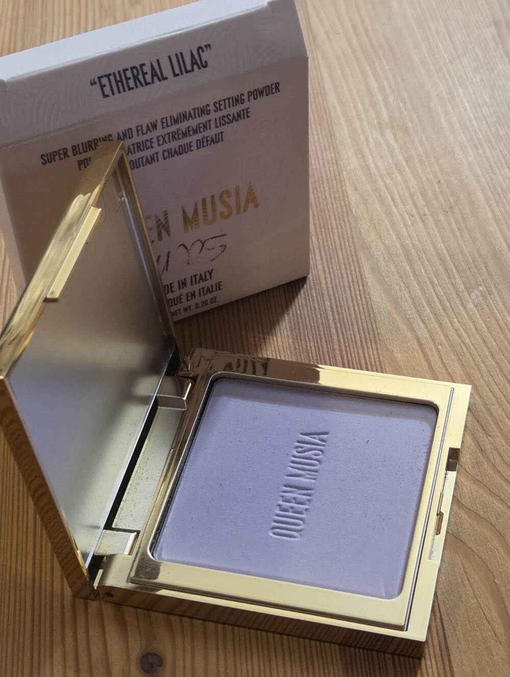 🔥Queen Musia Super Blurring & Flaw Eliminating Setting Powder - Ethereal Lilac